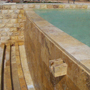 travertine swimming pool